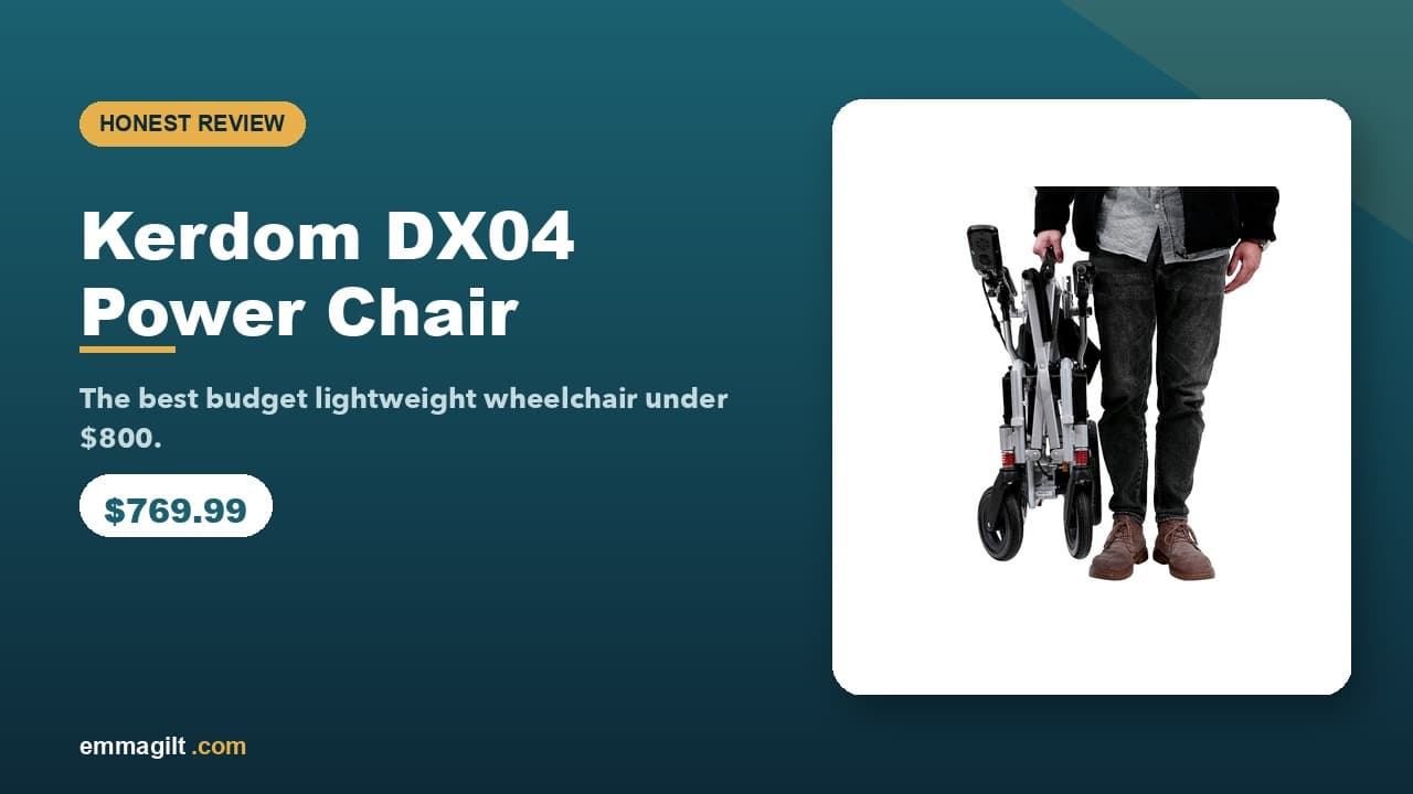 Kerdom DX04 Review: The Best Budget Electric Wheelchair Under $800?