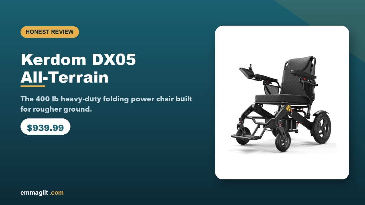 Kerdom DX05 Review: The 400 lb All-Terrain Folding Power Chair (2026)