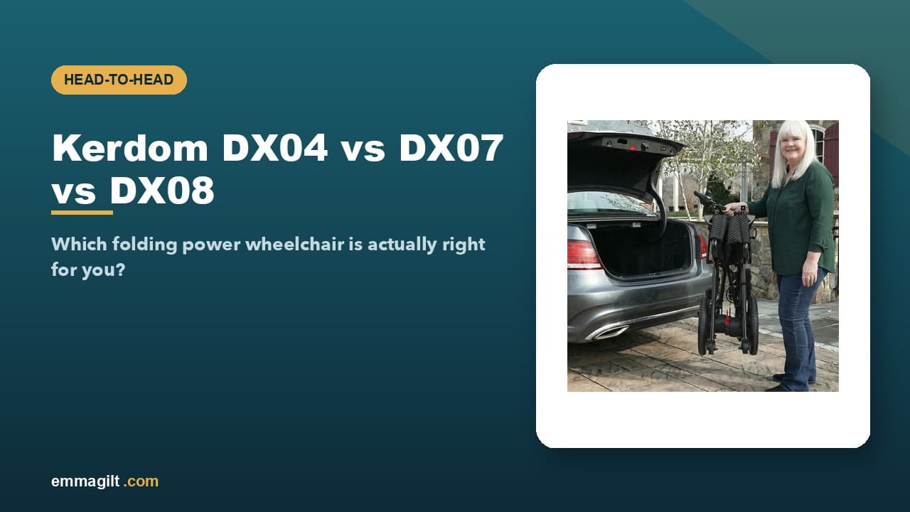 Kerdom Wheelchair Comparison: DX04 vs DX07 vs DX08 (2026)