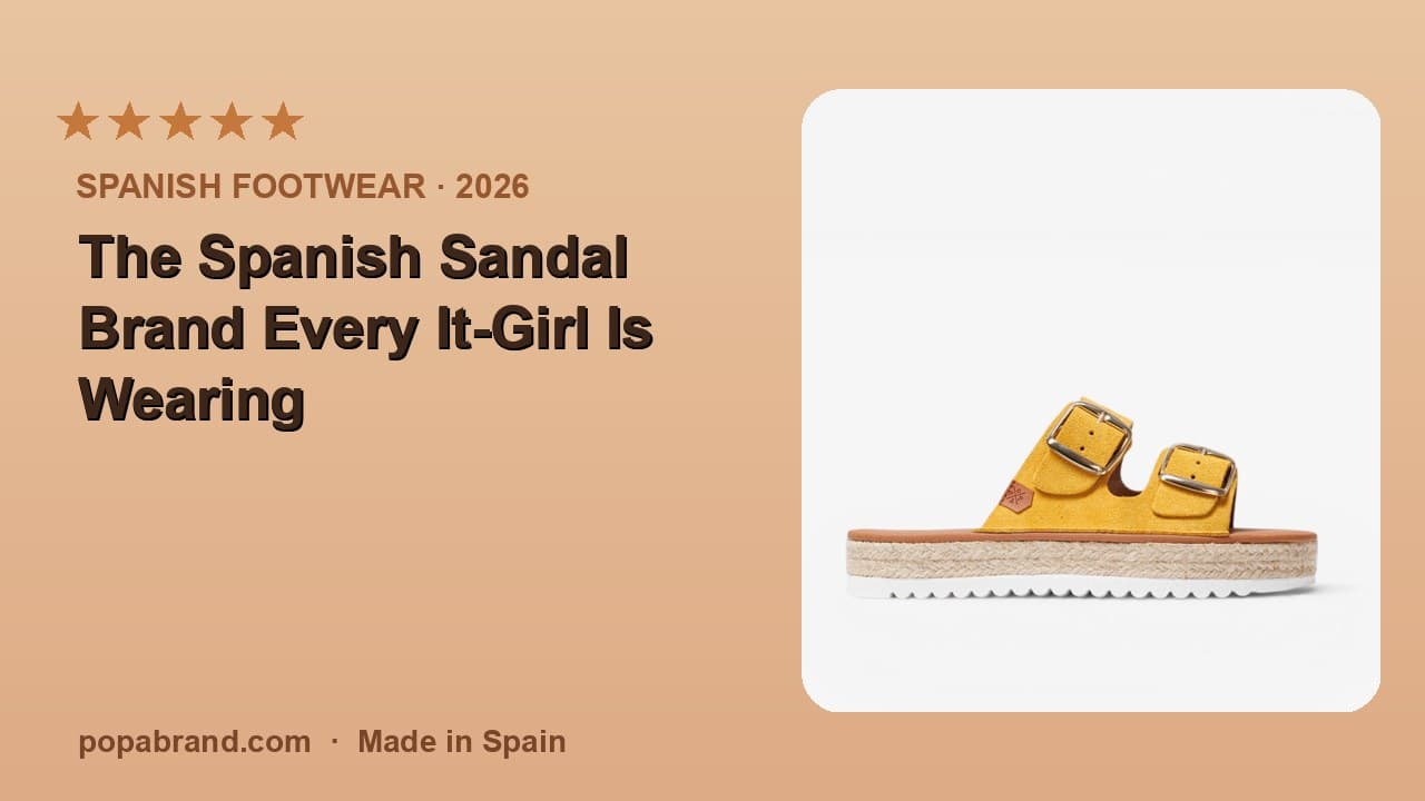 The Spanish Sandals Women It-Girls Are Wearing in 2026 (and It’s Not Zara)