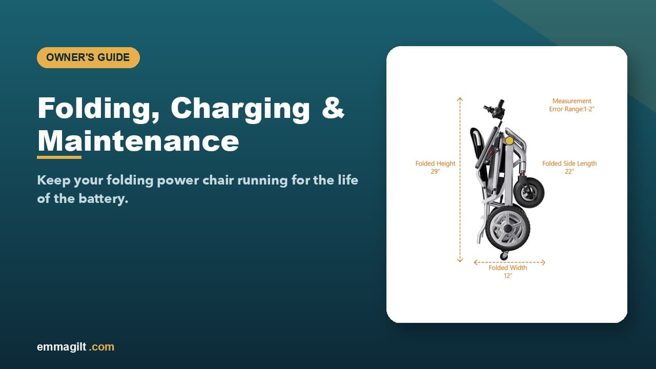 Foldable Electric Wheelchair Maintenance: Folding, Charging & Care (2026)